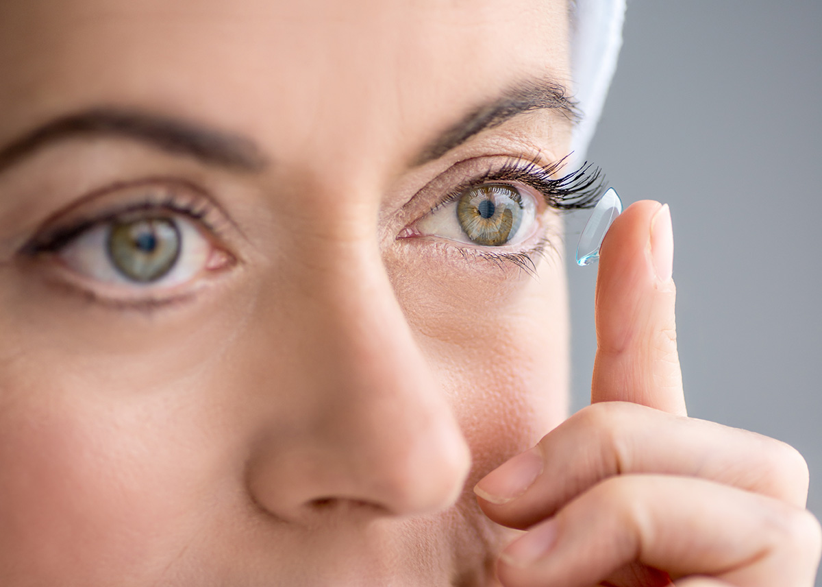 contact lenses during Covid